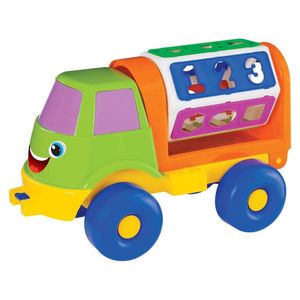 Caminhão Mercotoys Sorriso Didático 395 Colorido