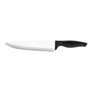 Faca 8 Polegadas Para Carne Brinox Cross Em Aço Inox Preto E Inox