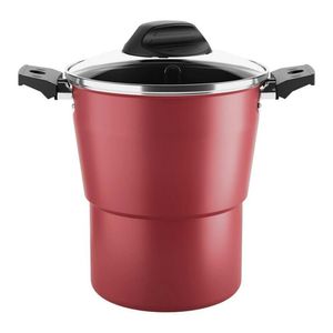 Cuscuzeira Brinox Especiarias Antiaderente Pro-Flon 16Cm Cereja