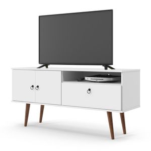 Rack Brito Para Tv De Até 52 Patrimar Branco