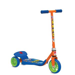 Patinete Infantil Bandeirante Power Game Com 3 Rodas - Azul Azul Com Laranja