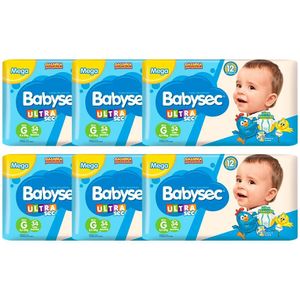 Fraldas Babysec Ultrasec Galinha Pintadinha G 204 Unidades