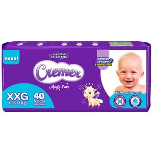 Fralda Cremer Magic Care Hiper Tamanho Xxg - 40 Unidades