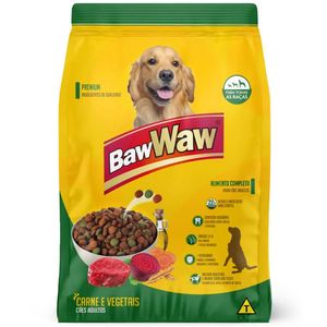 Ração Para Cães Baw Waw Adultos Carne E Vegetais 10,1kg