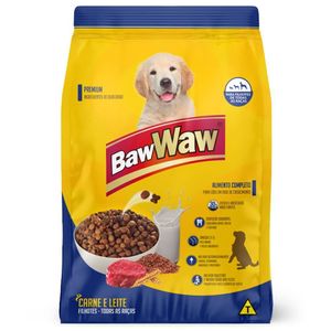 Ração Para Cães Baw Waw Filhotes Carne E Leite 1kg