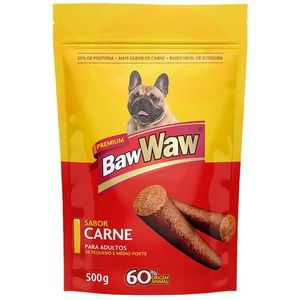Bifinho Para Cães Baw Waw Adultos Pequeno Carne 500G