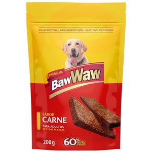 Bifinho Para Cães Baw Waw Adultos Carne 200G
