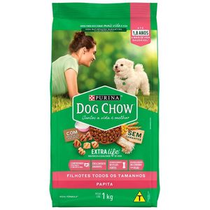 Ração úmida Para Cães Adultos Dog Chow Extralife Carne 100g - 15 Sachês