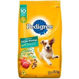 Ração Seca Para Cães Adultos Pedigree Raças Pequenas - 10,1Kg