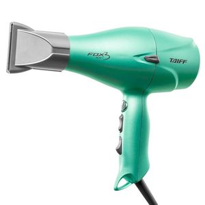 Secador De Cabelos Taiff Fox Ion 3 Motor Ac Profissional 2200W Verde 220V