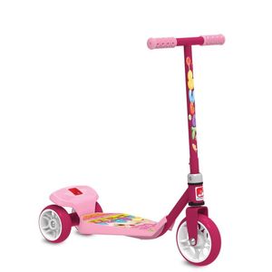 Patinete Infantil Bandeirante Sweet Game Com 3 Rodas Rosa