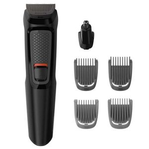 Aparador De Pelos Philips Multigroom Series 3000 6 Em 1 Mg3711/15 Sem Fio Preto Bivolt