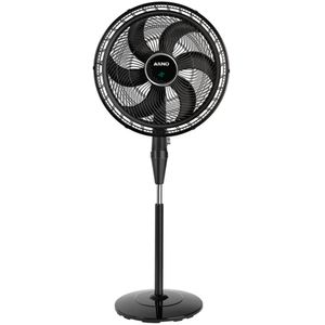 Ventilador De Coluna Ultra Silence Force Vd52 50cm 3 Velocidades 6 Pás Arno Preto 110v