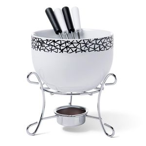 Aparelho De Fondue Brinox 1256/105 6 Peças Branco