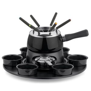 Aparelho De Fondue Forma Cervínia - 18 Peças Preto