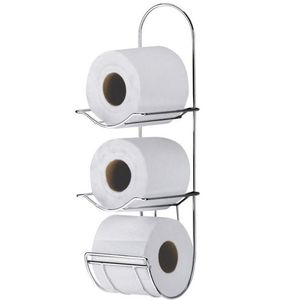 Suporte De Parede Para Papel Higiênico Utimil Em Aço Cromado Cromado