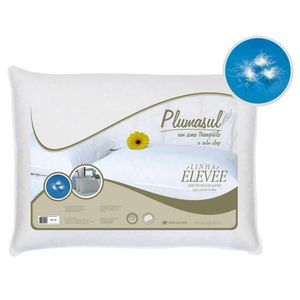 Travesseiro Plumasul Com Plumas De Ganso 233 Fios 50 X 70 Cm Branco