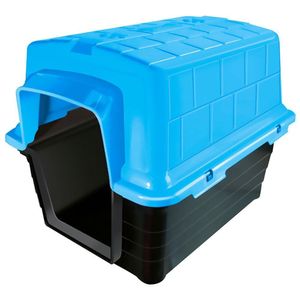 Casinha Plástica Para Cachorro Furacão Pet N2.0 Azul