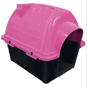 Casinha Plástica Iglu Furacão Pet Nº5 Rosa
