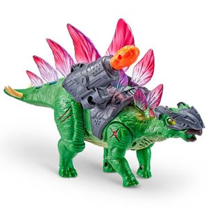 Dinossauro Eletrônico Dino Wars Stegosaurus 1123 Candide - 13 Cm