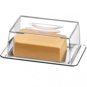 Porta Frios Retangular Brinox Em Aço Inox 2389/101 Inox E Transparente