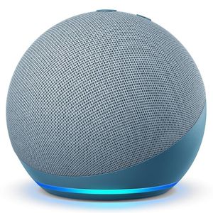 Smart Speaker Amazon Echo Dot 4ª Geração Com Alexa Azul Bivolt