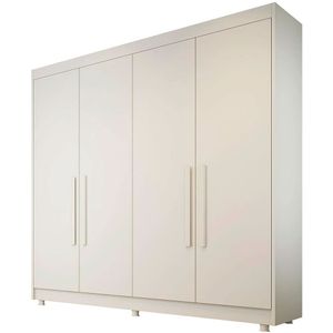 Guarda-roupa Europa Palermo Com 4 Portas E 3 Gavetas Off White
