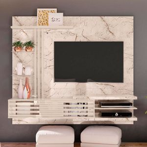 Painel Home Madetec 2 Portas Para Tv Até 55 Pol Off White
