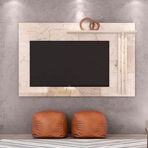 Painel Madetec Cross Prateleira e Led Para Tv Até 65 Pol Off
