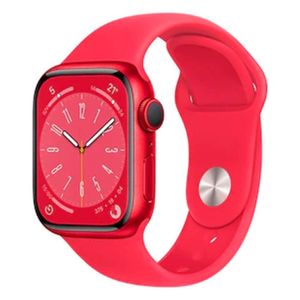 Apple Watch Series 8 Gps + Cellular Caixa 41mm Pulseira Esportiva Apple Vermelho