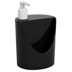 Dispenser Para Detergente Romeu e Julieta Coza Basic Em Polipropileno Preto