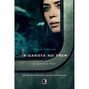 Livro A Garota No Trem Capa Do Filme Paula Hawkins Editora Record