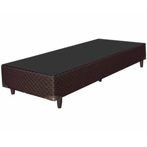 Base Box Solteiro Orleans Umaflex Marrom