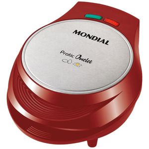 Omeleteira Elétrica Mondial Pratic Omelet Red Om-03 Vermelho 110V
