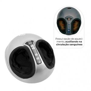 Massageador De Pés Shiatsu Dellamed Cinza Bivolt