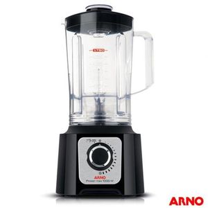 Liquidificador Arno Power Max 1000w Preto Com 6 Lâminas e Jarra de 3,1l Ln55 220V