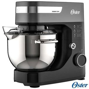 Batedeira Planetária e Bowl de Inox Oster Com 12 Velocidades e 03 Batedores Obat 651 110V
