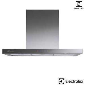 Coifa Ilha Electrolux 90 Cm Com 03 Velocidades, Painel Blue Touch E Timer Inox 110v - 90cit