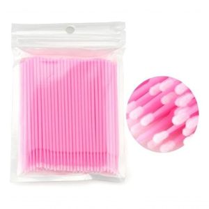 Cotonete Bastonete Microbrush - Alongamento E Design Cilio