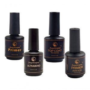 Topcoat Primer Kit Pretinho Do Poder P Unhas De Gel Fibra
