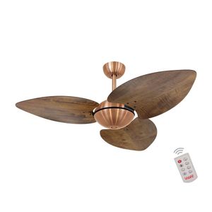 Ventilador De Teto Office 3 Pás Rádica 220v C/ Controle