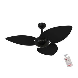 Ventilador De Teto Nero Office 3 Pás Preto 127v C/ Controle