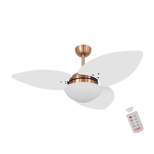 Ventilador De Teto 3 Pás Branco 220v C/ Controle