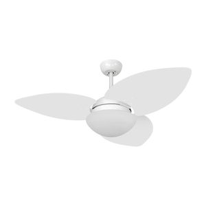Ventilador De Teto Dormamu Branco Fosco 3 Pás Branco 127v
