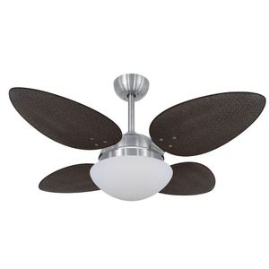 Ventilador De Teto Volare Petalo Palmae Tabaco 127V