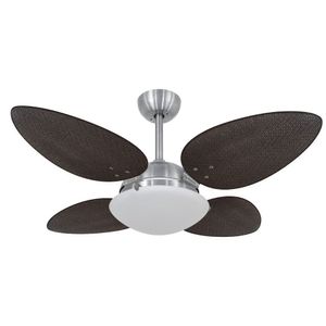 Ventilador De Teto Volare Petalo Palmae Tabaco 127V