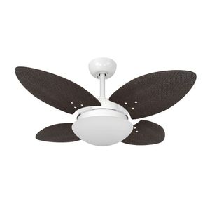 Ventilador De Teto Volare Mini Petalo Palmae Tabaco 127V