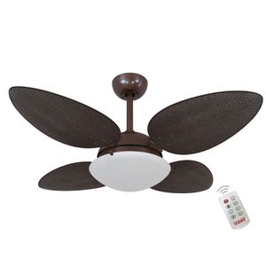 Ventilador Volare P Palmae Tabaco 220v E Controle Remoto
