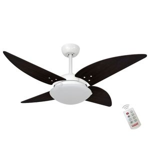 Ventilador Volare Quad Tabaco 220v E Controle Remoto