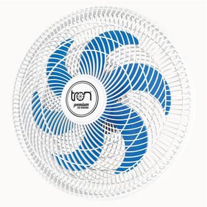 Ventilador Parede Lorena Branco Oscilante 220V Pás Azul